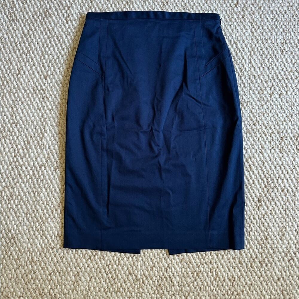 NWT Express Navy Blue Pencil Skort Size 4